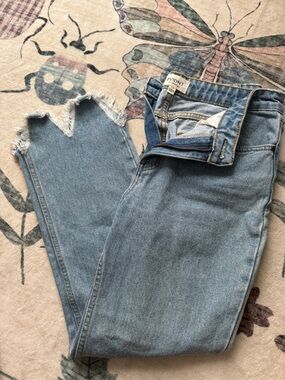 Zig zag Hem Evidnt Denim Jeans